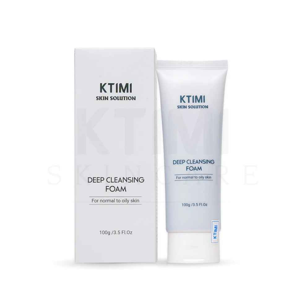 Sữa rửa mặt dịu nhẹ cho da nhờn mụn KTIMI Deep Cleansing Foam