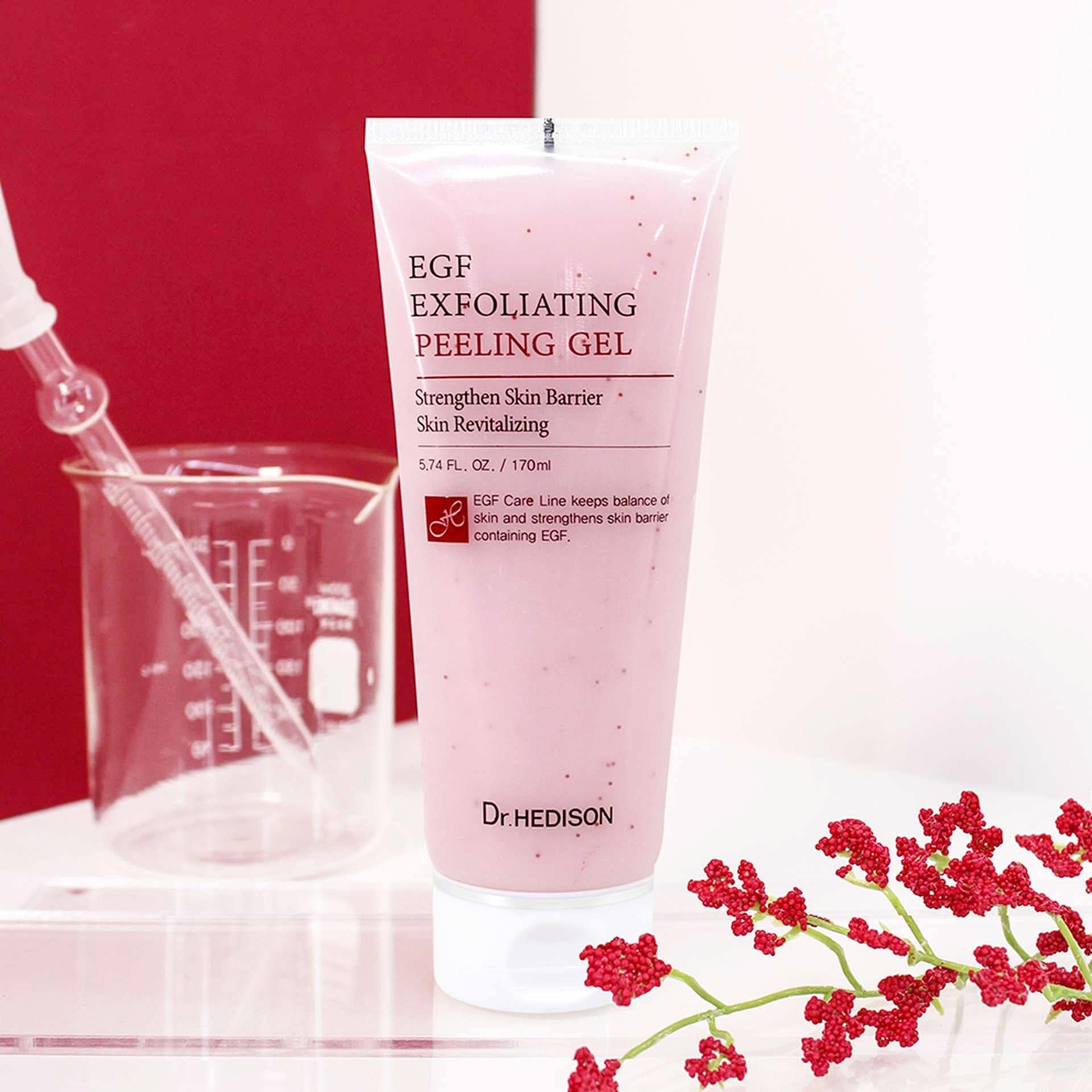 Tẩy da chết vật lý EGF Exfoliating Peeling Gel Dr.Hedison 170ml