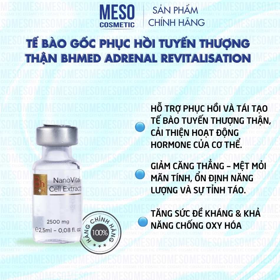 Tế Bào Gốc Phục Hồi Tuyến Thượng Thận Bhmed ADRENAL Revitalisation