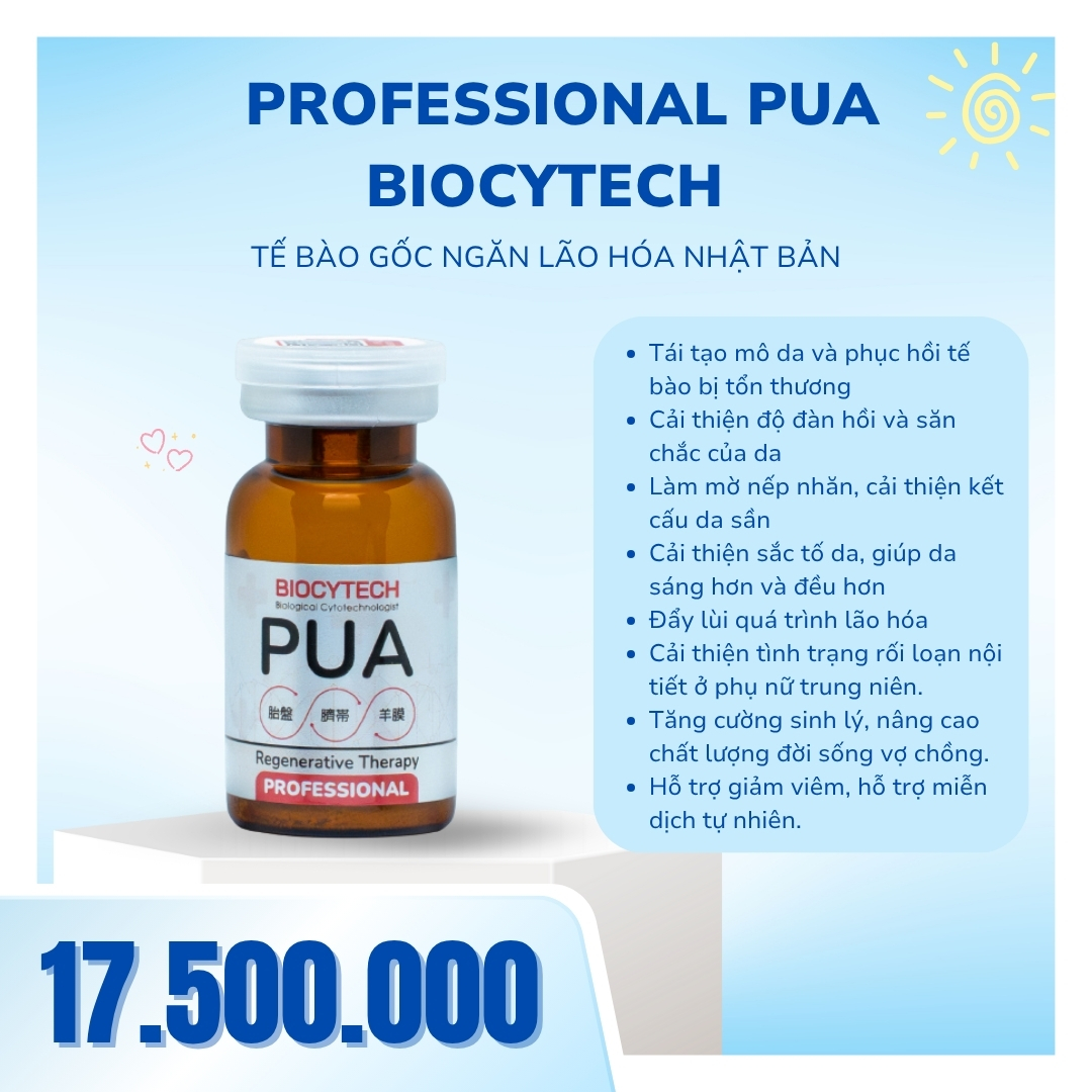 Tế bào gốc Professional Pua Biocytech ngăn lão hóa Nhật Bản