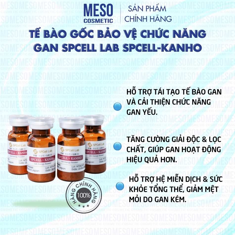 Tế bào gốc bảo vệ chức năng gan SPCell Lab SPCell-Kanho
