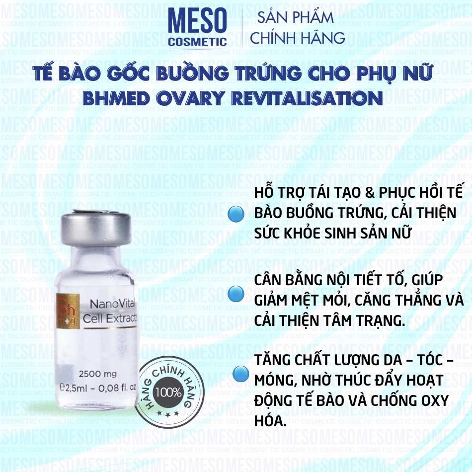 Tế bào gốc buồng trứng cho phụ nữ Bhmed OVARY Revitalisation