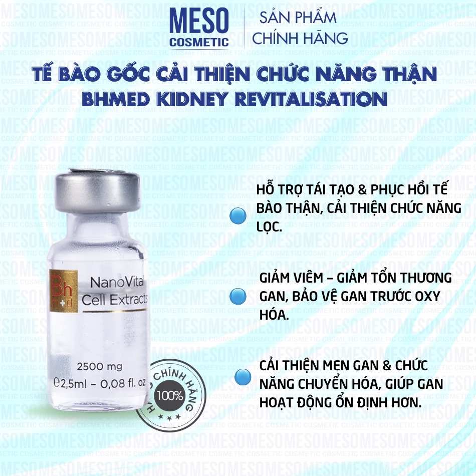 Tế bào gốc cải thiện chức năng thận Bhmed Kidney Revitalisation