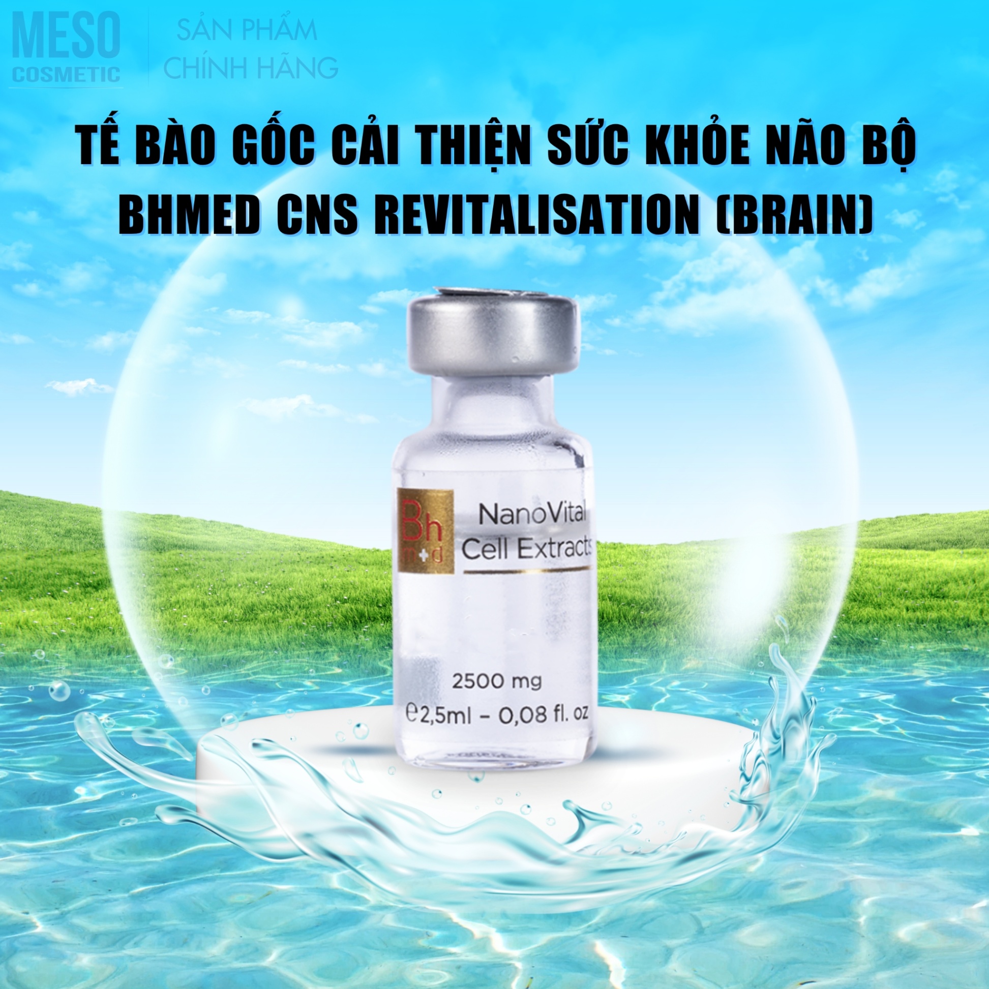 Tế bào gốc cải thiện sức khỏe não bộ Bhmed CNS Revitalisation (Brain)