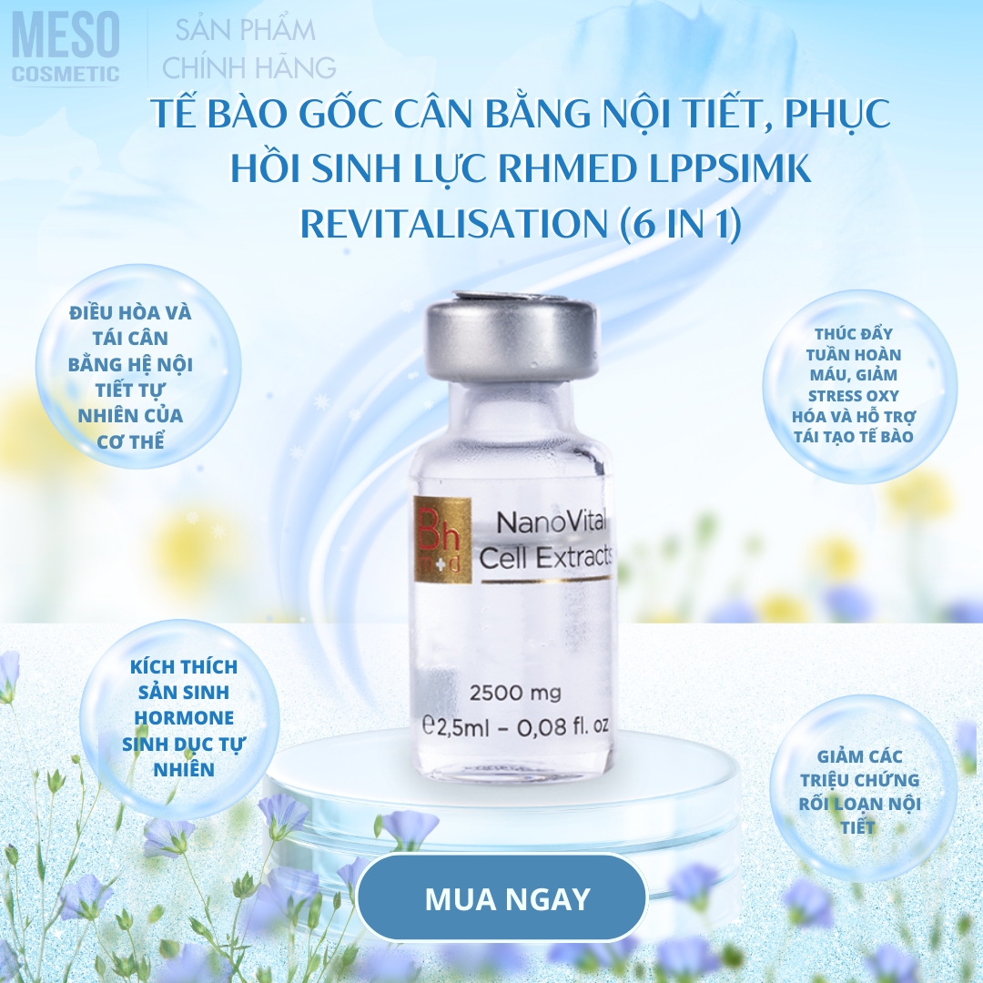 Tế bào gốc cân bằng nội tiết, phục hồi sinh lực Rhmed LPPSIMK Revitalisation (6 in 1)