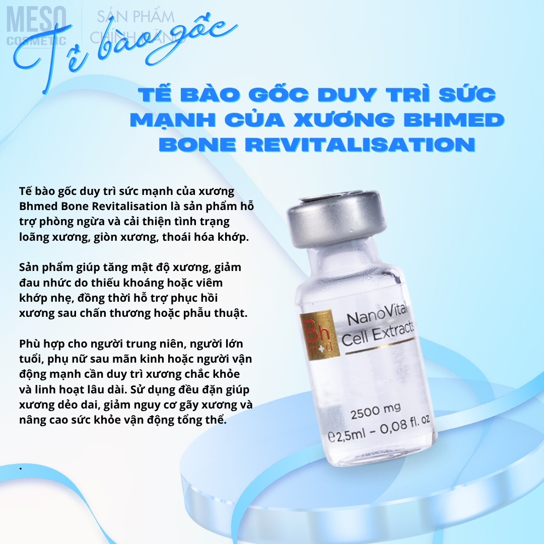 Tế bào gốc duy trì sức mạnh của Xương Bhmed Bone Revitalisation