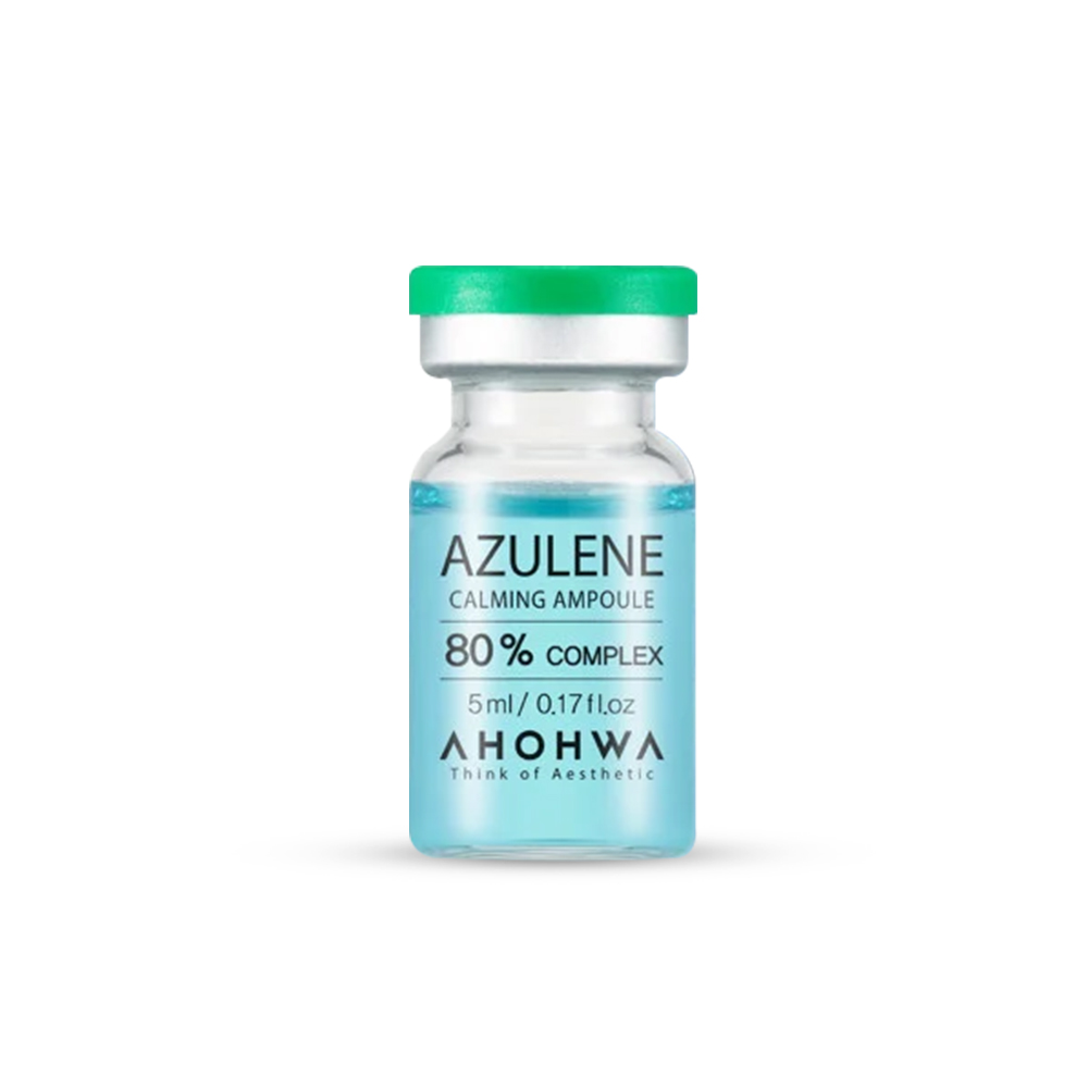 Tế bào gốc kháng viêm phục hồi tái tạo da mụn Ahohwa Azulene Calming Ampoule 80%