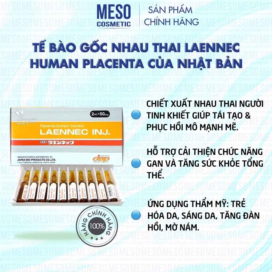 Tế bào gốc nhau thai Laennec Human Placenta của Nhật Bản