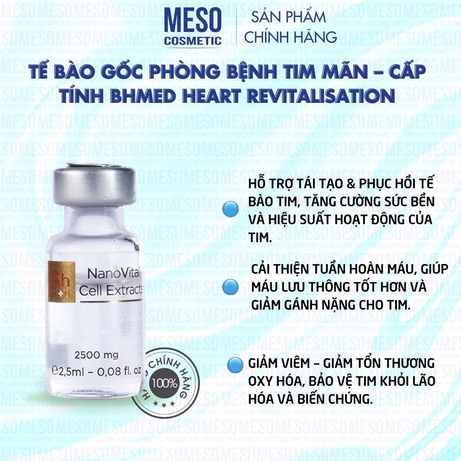 Tế bào gốc phòng bệnh tim mãn – cấp tính Bhmed Heart Revitalisation