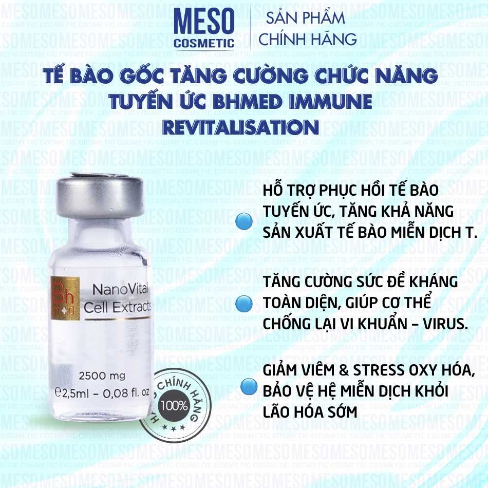 Tế bào gốc tăng cường chức năng tuyến ức Bhmed Immune Revitalisation