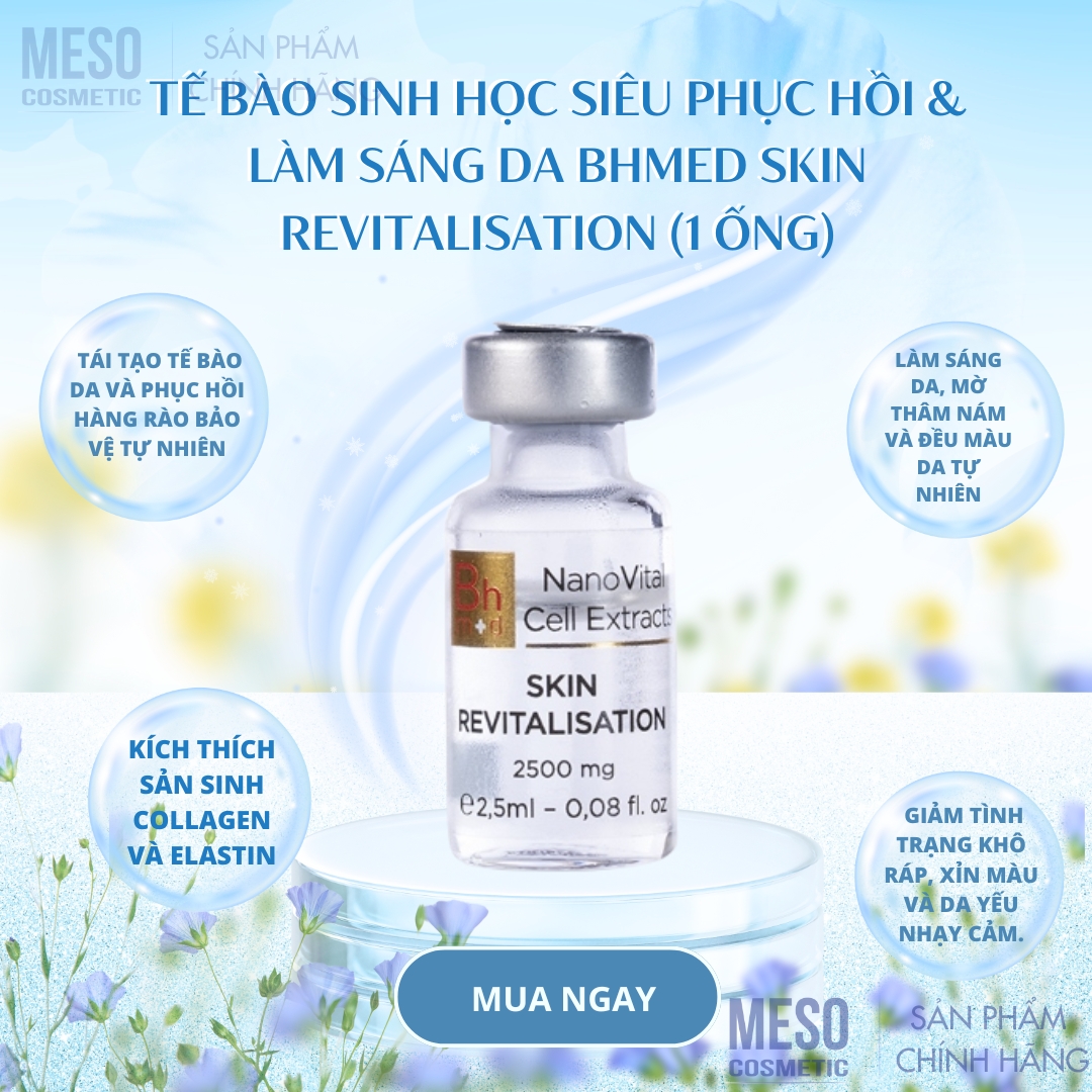 Tế bào sinh học siêu phục hồi & làm sáng da Bhmed SKIN REVITALISATION (1 ống)