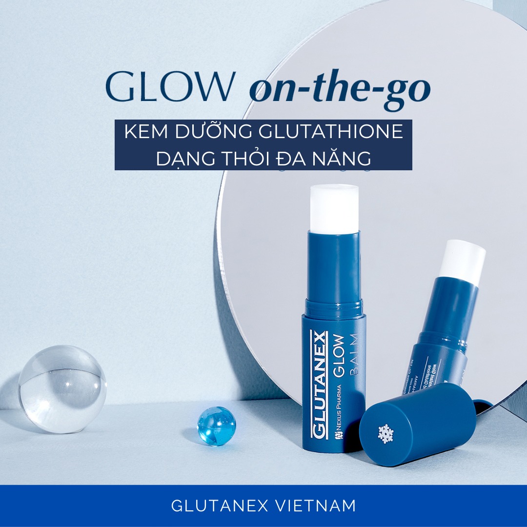 Thanh Sáp Dưỡng Glutanex Glow Balm 9g – Cấp Ẩm Nhanh, Căng Bóng Da Tức Thì Mọi Lúc Mọi Nơi