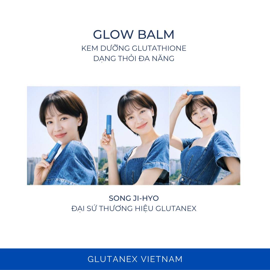 Thanh Sáp Dưỡng Glutanex Glow Balm 9g – Cấp Ẩm Nhanh, Căng Bóng Da Tức Thì Mọi Lúc Mọi Nơi