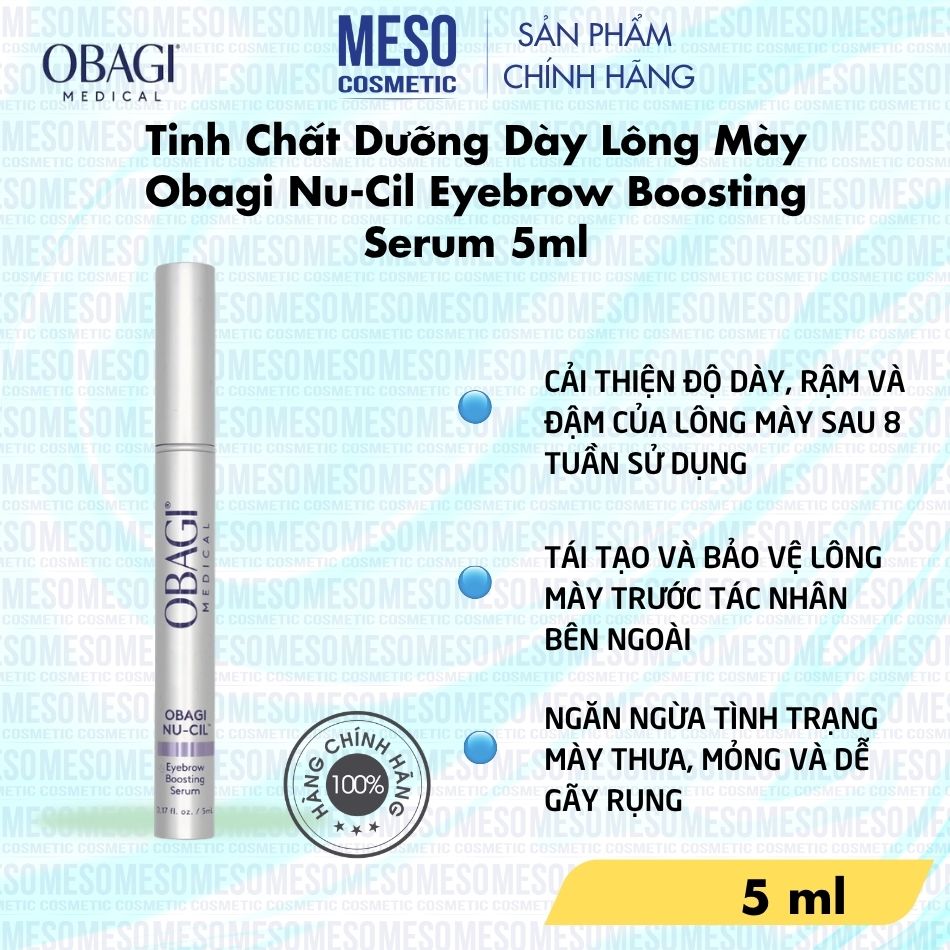Tinh Chất Dưỡng Lông Mày Obagi Nu-Cil Eyebrow Boosting Serum 5ml