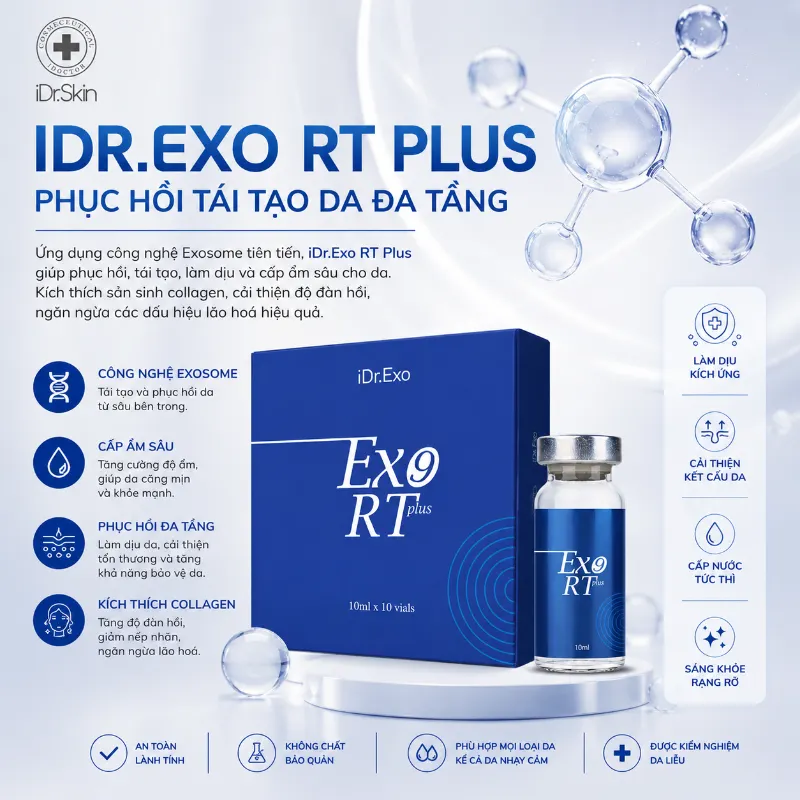 Tinh Chất Exosome Phục Hồi Da Đa Tầng iDr.Skin Exo RT Plus