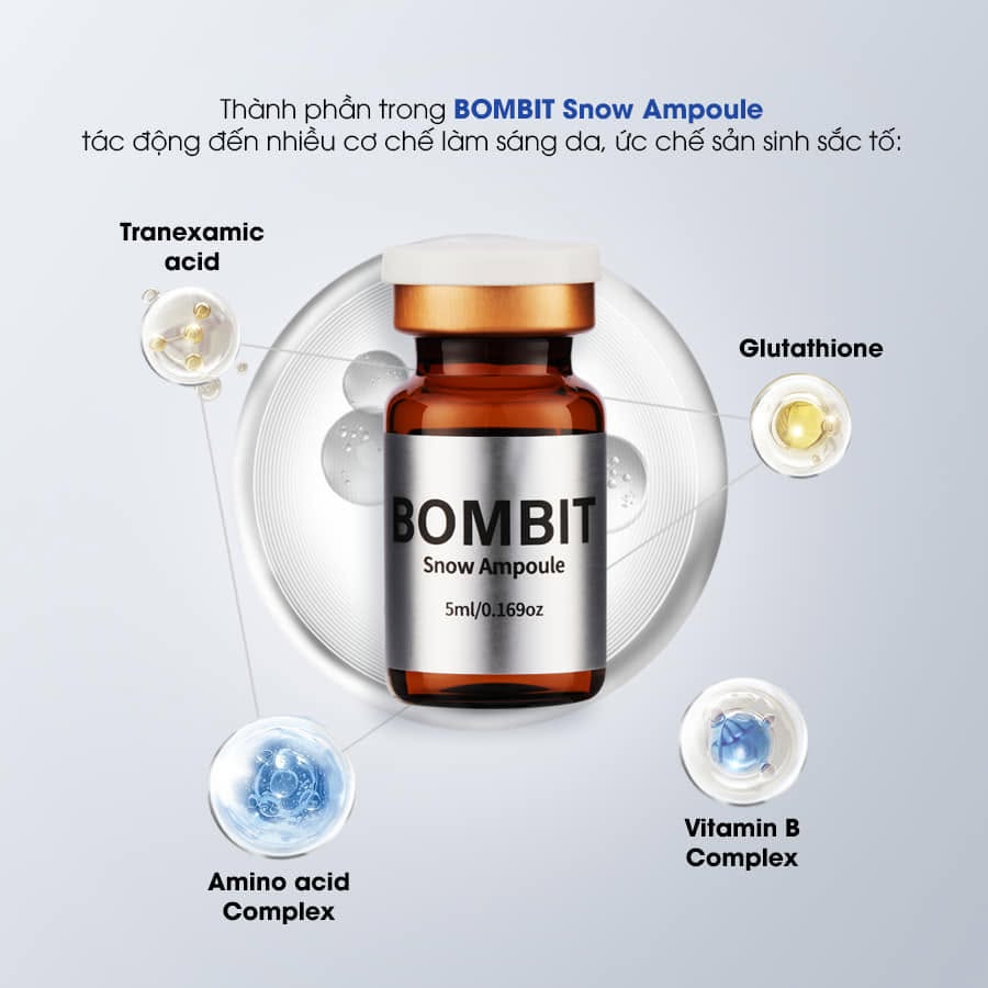 Tinh Chất Hỗ Trợ Điều Trị Nám, Sạm Và Làm Sáng Da BOMBIT Snow Meso