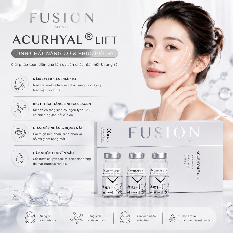 Tinh Chất Hỗ Trợ Săn Chắc & Phục Hồi Da Fusion Meso Acurhyal Lift