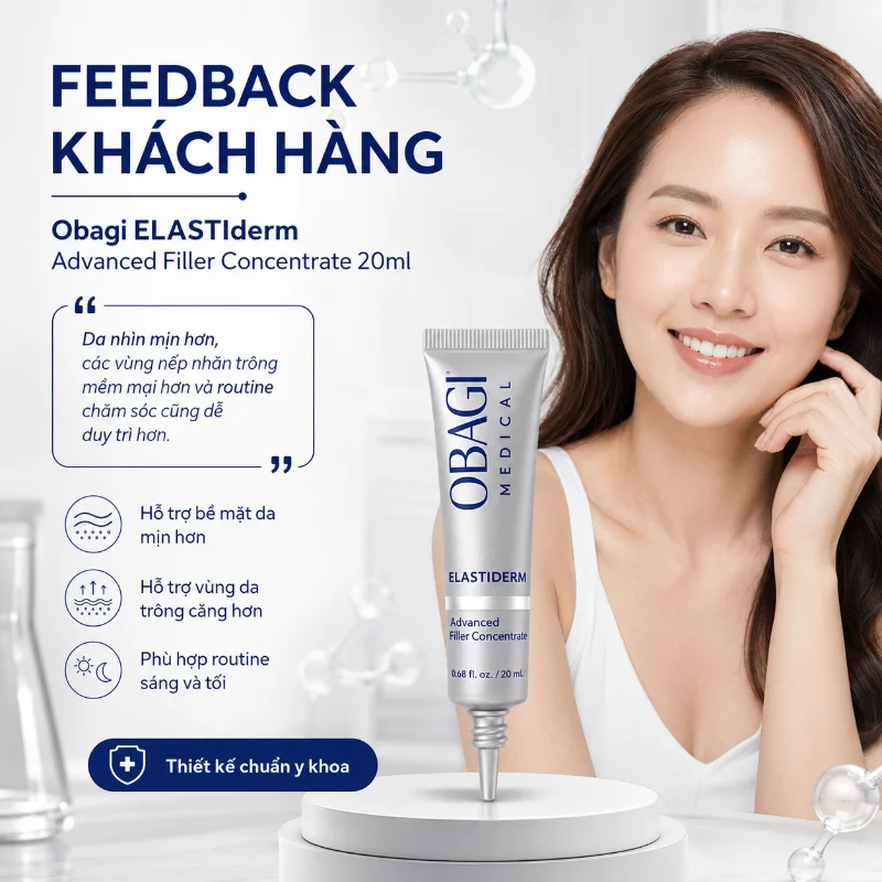 Tinh Chất Làm Mờ Nếp Nhăn Obagi ELASTIderm® Advanced Filler Concentrate 20ml