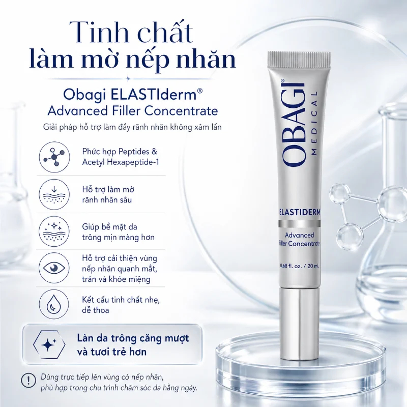 Tinh Chất Làm Mờ Nếp Nhăn Obagi ELASTIderm® Advanced Filler Concentrate 20ml