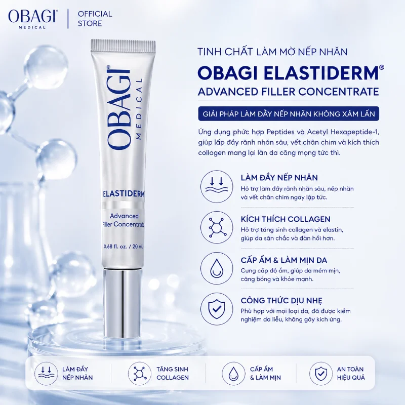 Tinh Chất Làm Mờ Nếp Nhăn Obagi ELASTIderm® Advanced Filler Concentrate 20ml