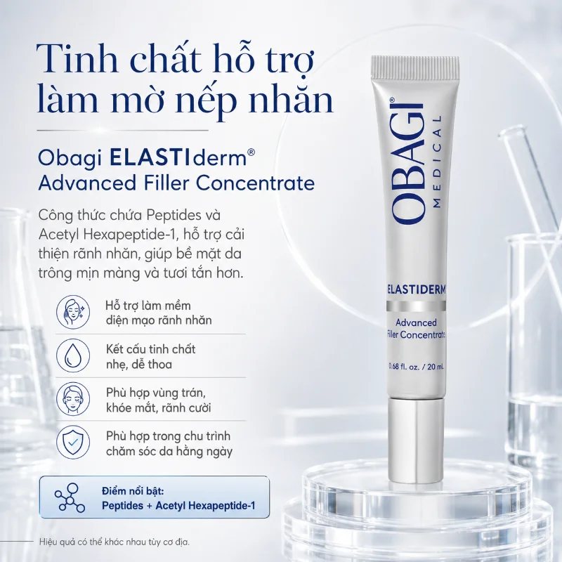 Tinh Chất Làm Mờ Nếp Nhăn Obagi ELASTIderm® Advanced Filler Concentrate 20ml