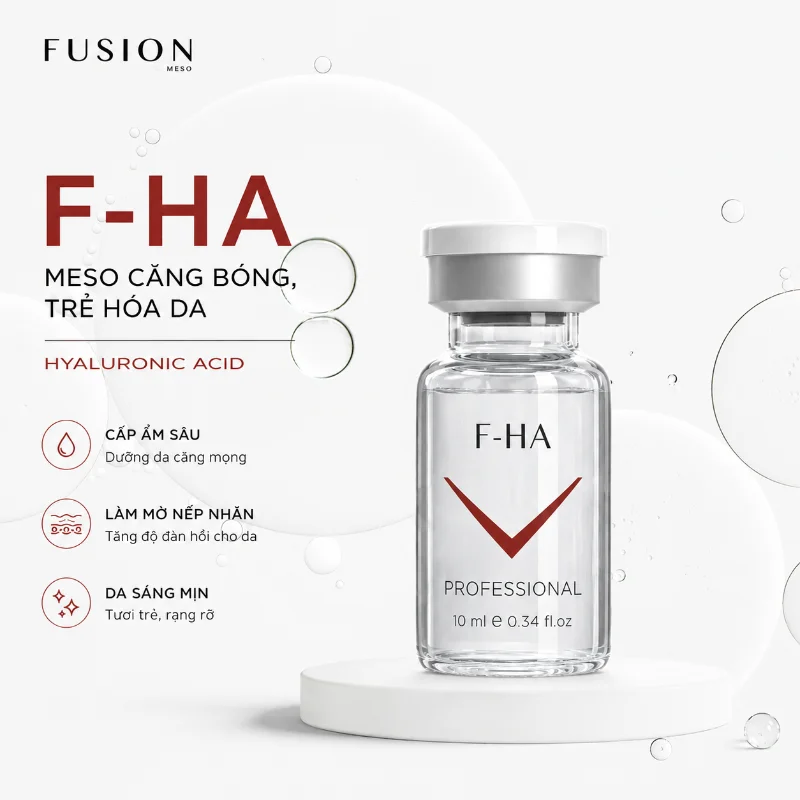 Tinh chất meso căng bóng trẻ hóa da Fusion F-HA 10ml