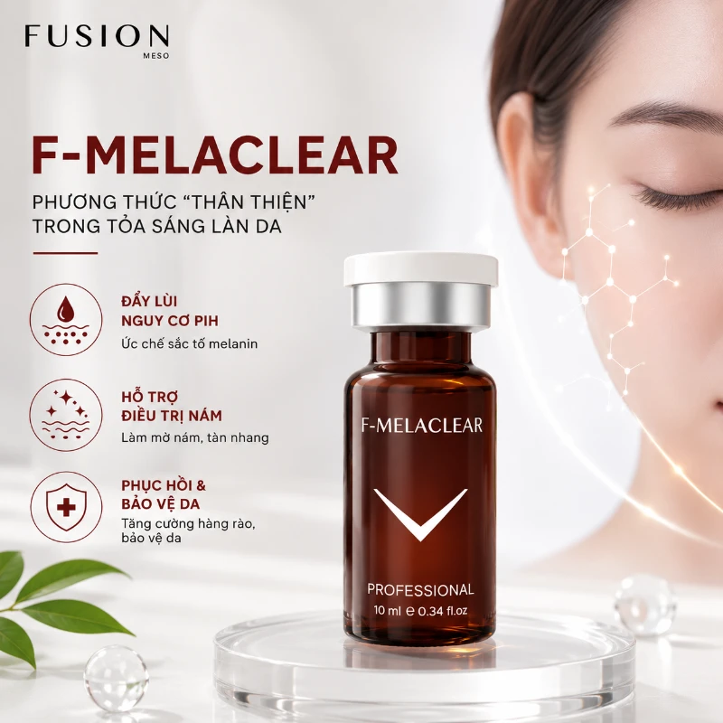 Tinh chất mờ nám tàn nhang và thâm mụn Fusion F – Radiance 10ml