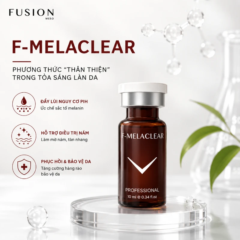 Tinh chất mờ nám tàn nhang và thâm mụn Fusion F – Radiance 10ml