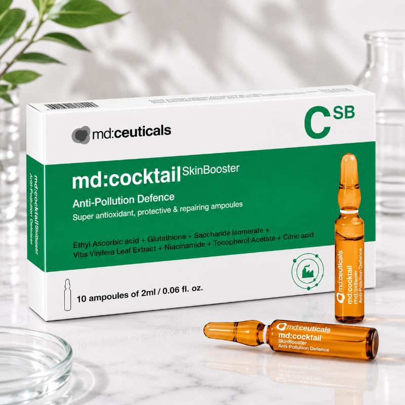 Tinh Chất Phục Hồi Da MD:Cocktail SkinBooster Anti-Pollution Defence - MD:Ceuticals