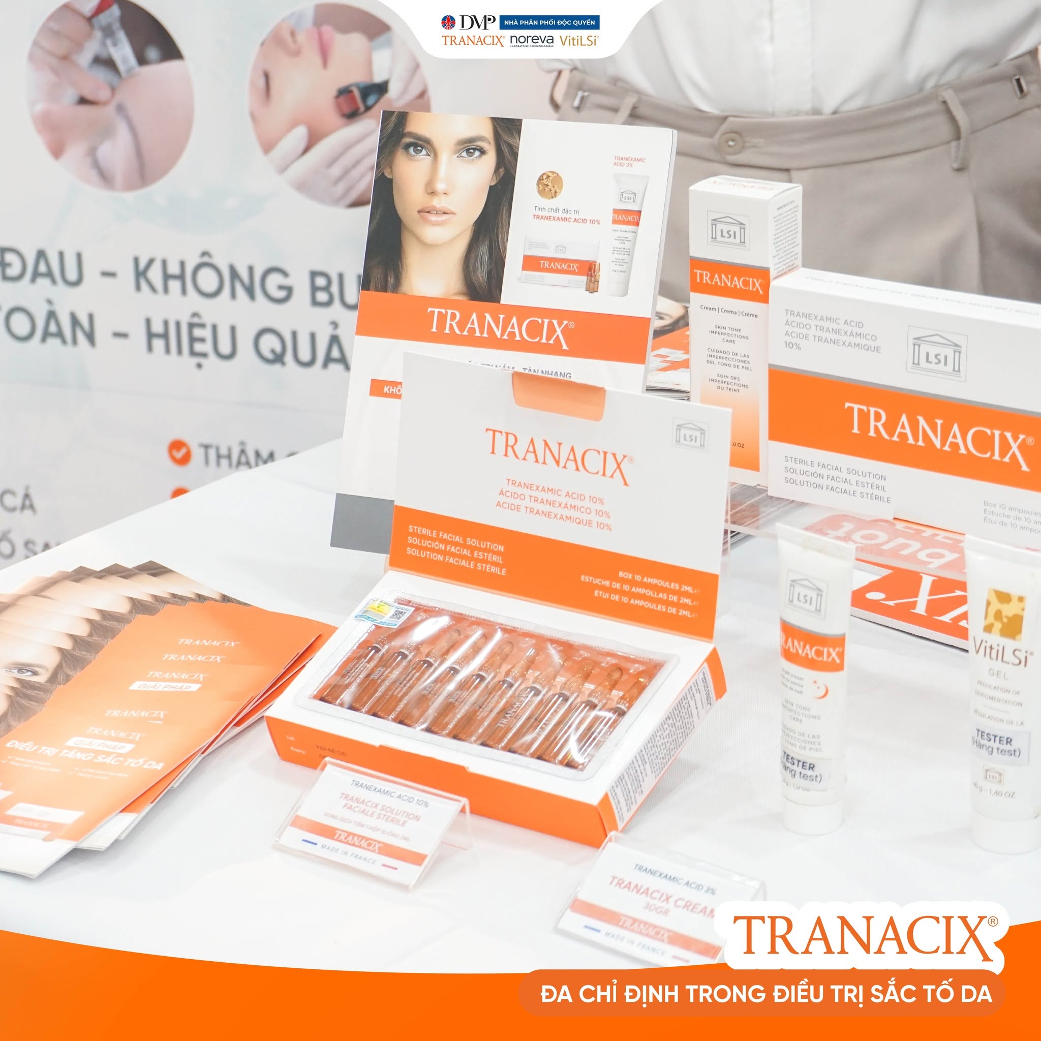 Tinh Chất TRANACIX 10% TRANACIX® Sterile Facial Solution - Hỗ Trợ Làm Mờ Nám Và Sắc Tố Chuyên Sâu Lẻ 1 Ống