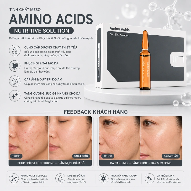 Tinh chất Amino Acid Insititute BCN Nuôi Dưỡng, Cấp Ẩm Và Trẻ Hóa Da