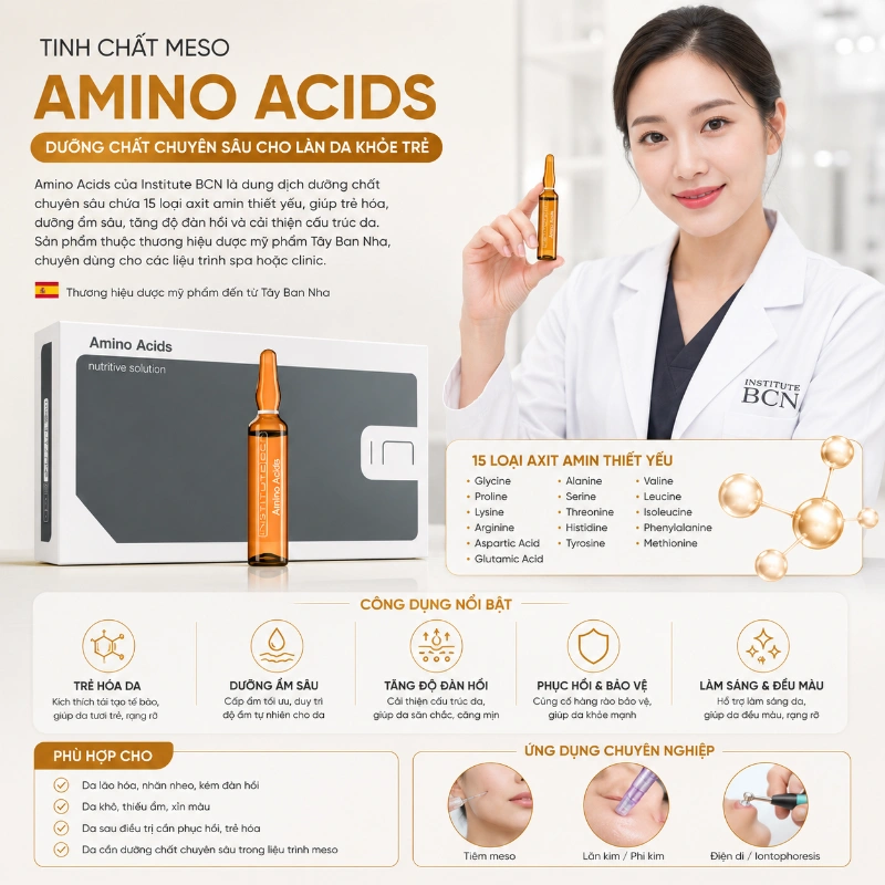 Tinh chất Amino Acid Insititute BCN Nuôi Dưỡng, Cấp Ẩm Và Trẻ Hóa Da