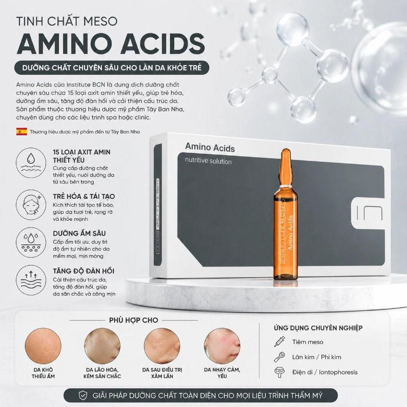 Tinh chất Amino Acid Insititute BCN Nuôi Dưỡng, Cấp Ẩm Và Trẻ Hóa Da