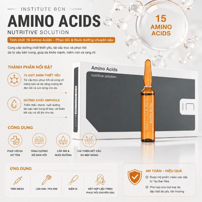 Tinh chất Amino Acid Insititute BCN Nuôi Dưỡng, Cấp Ẩm Và Trẻ Hóa Da