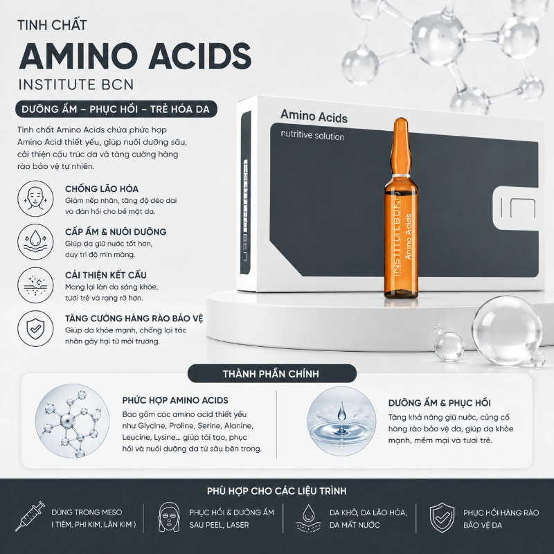 Tinh chất Amino Acid Insititute BCN Nuôi Dưỡng, Cấp Ẩm Và Trẻ Hóa Da