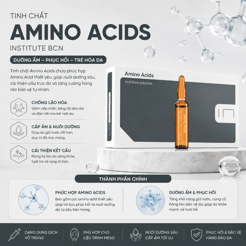Tinh chất Amino Acid Insititute BCN Nuôi Dưỡng, Cấp Ẩm Và Trẻ Hóa Da