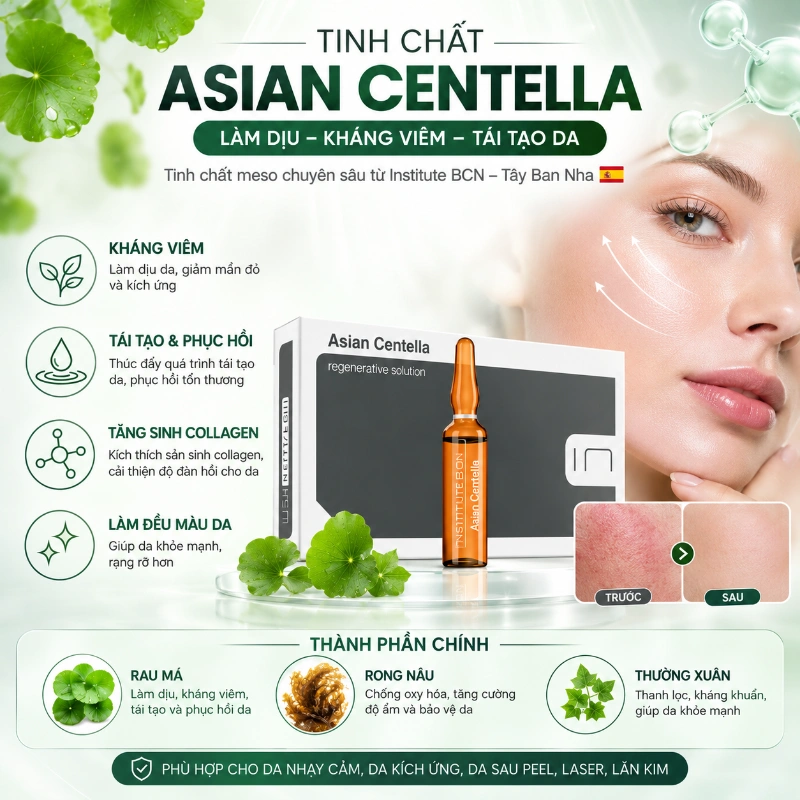 Tinh chất Asian Centella Insititute BCN Kháng Viêm, Làm Dịu Và Phục Hồi Da