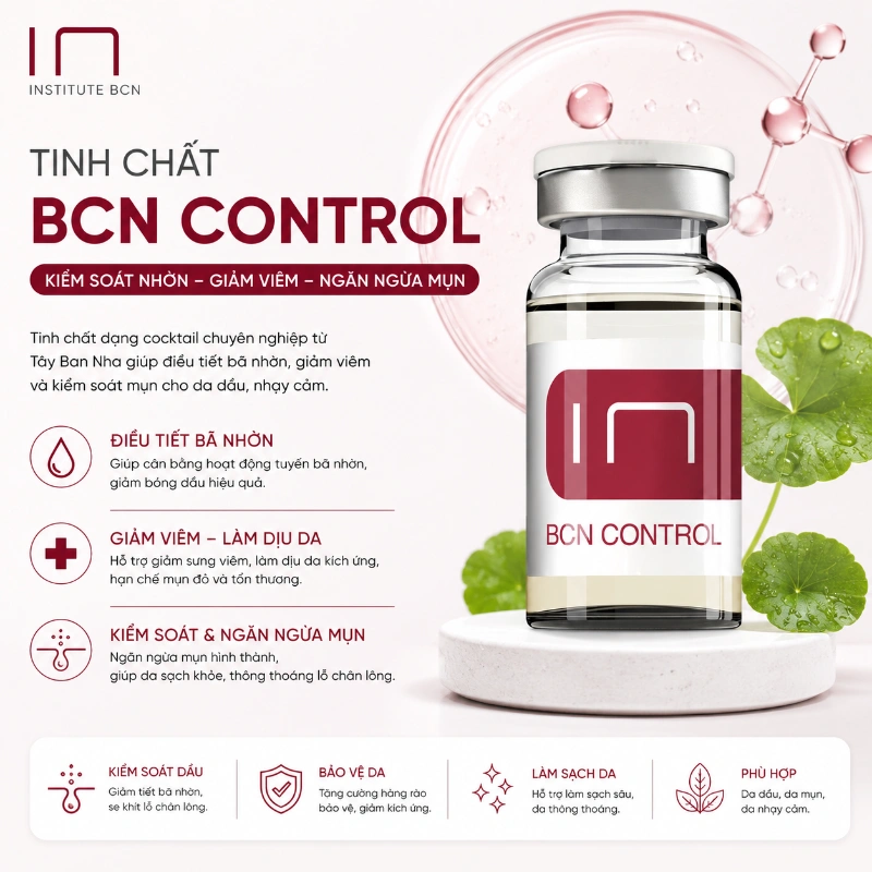 Tinh chất Control Insititute BCN Kiểm Soát Dầu, Hỗ Trợ Giảm Mụn Và Làm Dịu Da