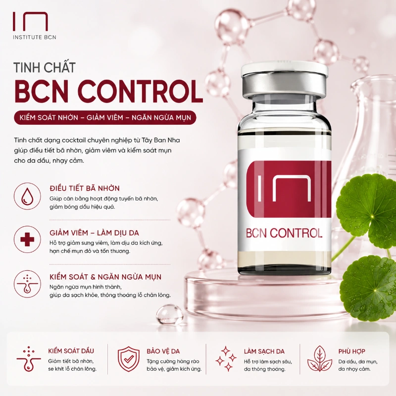 Tinh chất Control Insititute BCN Kiểm Soát Dầu, Hỗ Trợ Giảm Mụn Và Làm Dịu Da