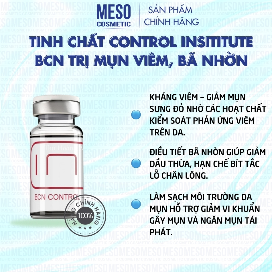 Tinh chất Control Insititute BCN trị mụn viêm, bã nhờn