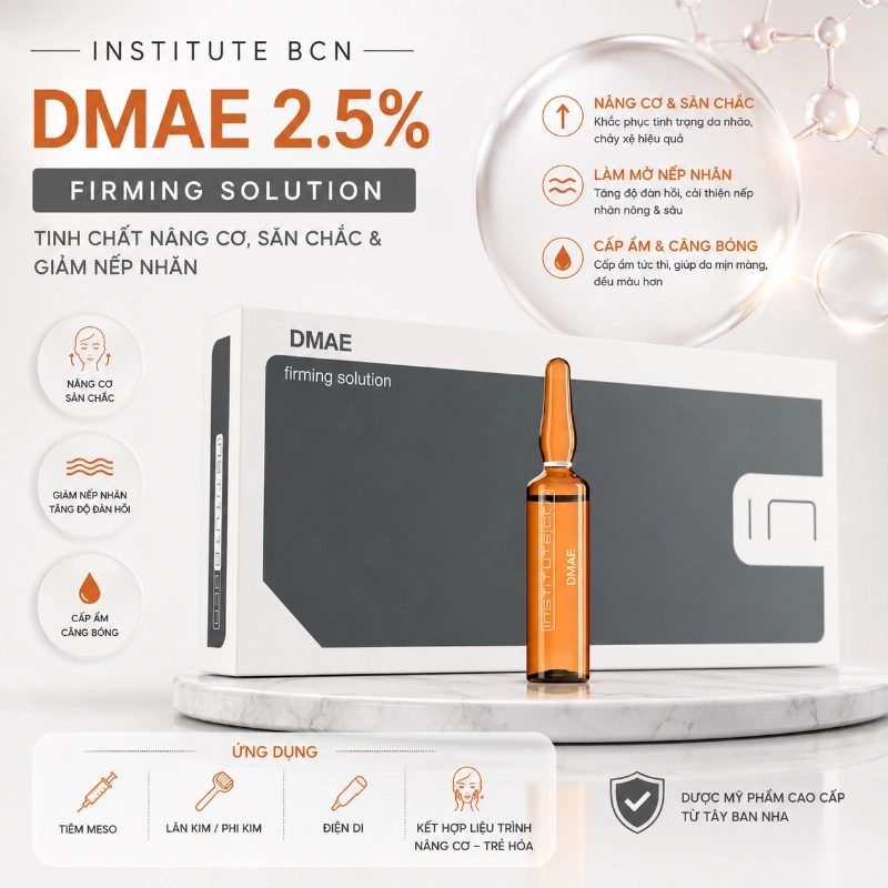 Tinh chất Dmae 2.5% Insititute BCN Nâng Cơ, Săn Chắc Và Giảm Nếp Nhăn