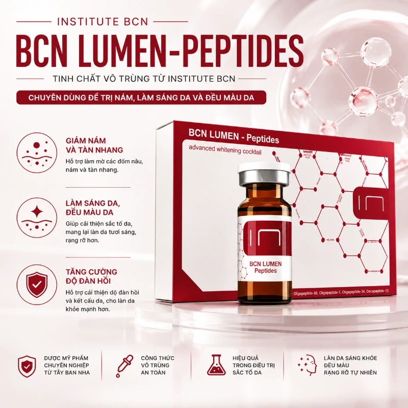 Tinh chất Lumen Peptite Insititute BCN Giảm Nám, Mờ Thâm Và Làm Sáng Da Chuyên Sâu