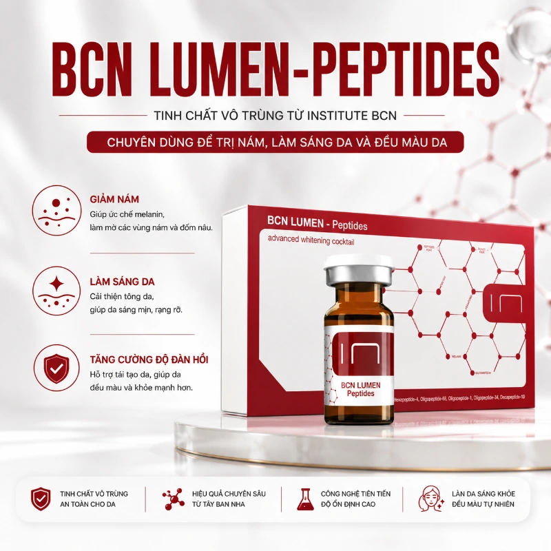 Tinh chất Lumen Peptite Insititute BCN Giảm Nám, Mờ Thâm Và Làm Sáng Da Chuyên Sâu