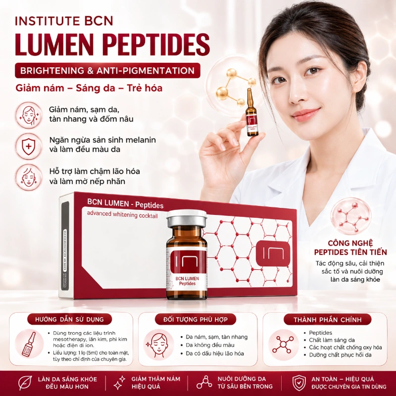 Tinh chất Lumen Peptite Insititute BCN Giảm Nám, Mờ Thâm Và Làm Sáng Da Chuyên Sâu
