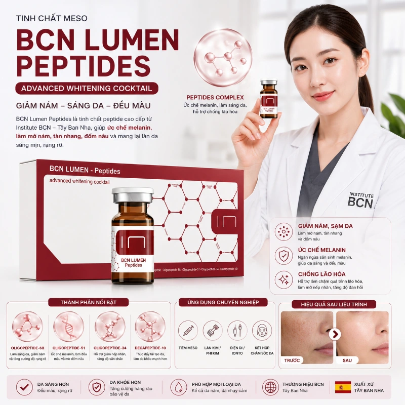 Tinh chất Lumen Peptite Insititute BCN Giảm Nám, Mờ Thâm Và Làm Sáng Da Chuyên Sâu