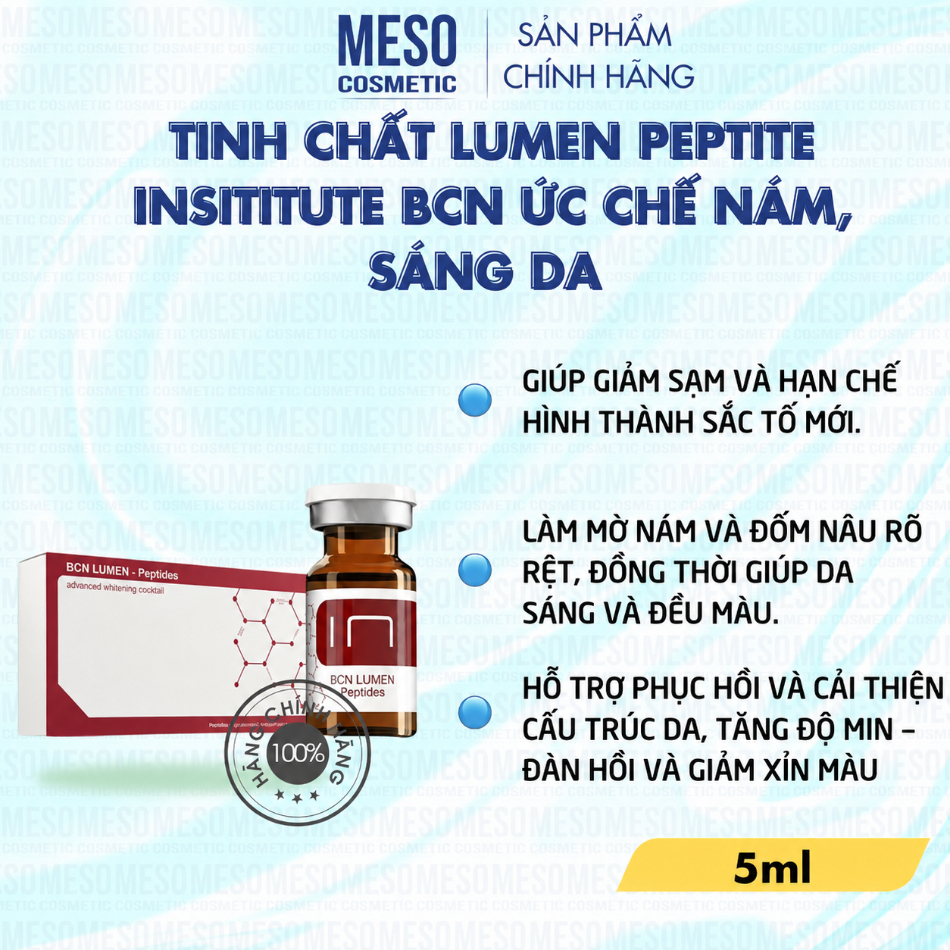 Tinh chất Lumen Peptite Insititute BCN Giảm Nám, Mờ Thâm Và Làm Sáng Da Chuyên Sâu