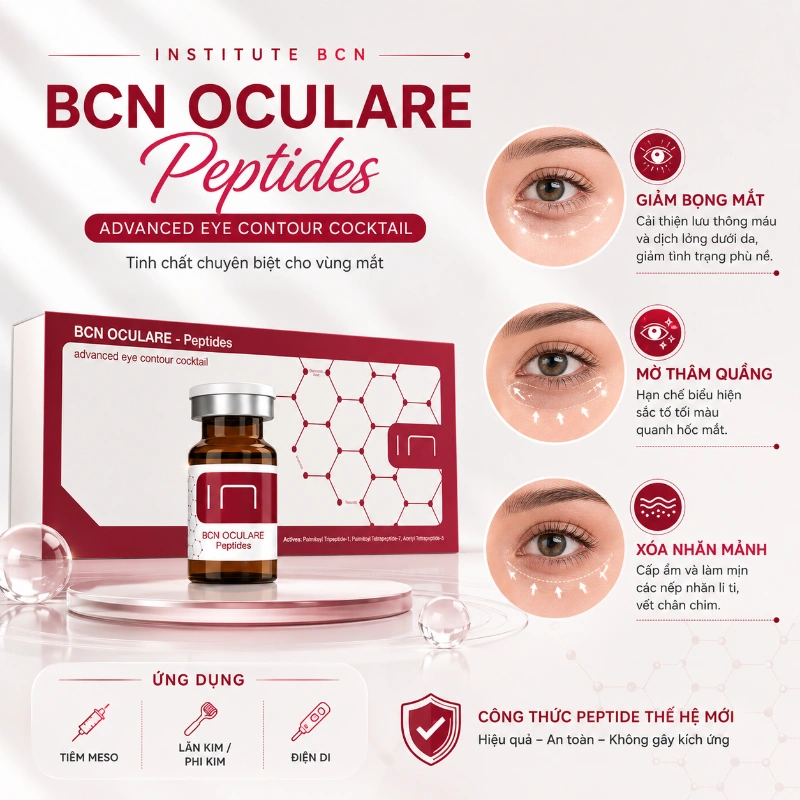 Tinh chất Oculare Insititute BCN giảm quầng thâm, bọng mắt và nếp nhăn