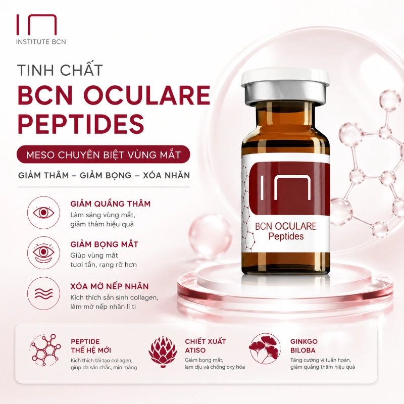 Tinh chất Oculare Insititute BCN giảm quầng thâm, bọng mắt và nếp nhăn