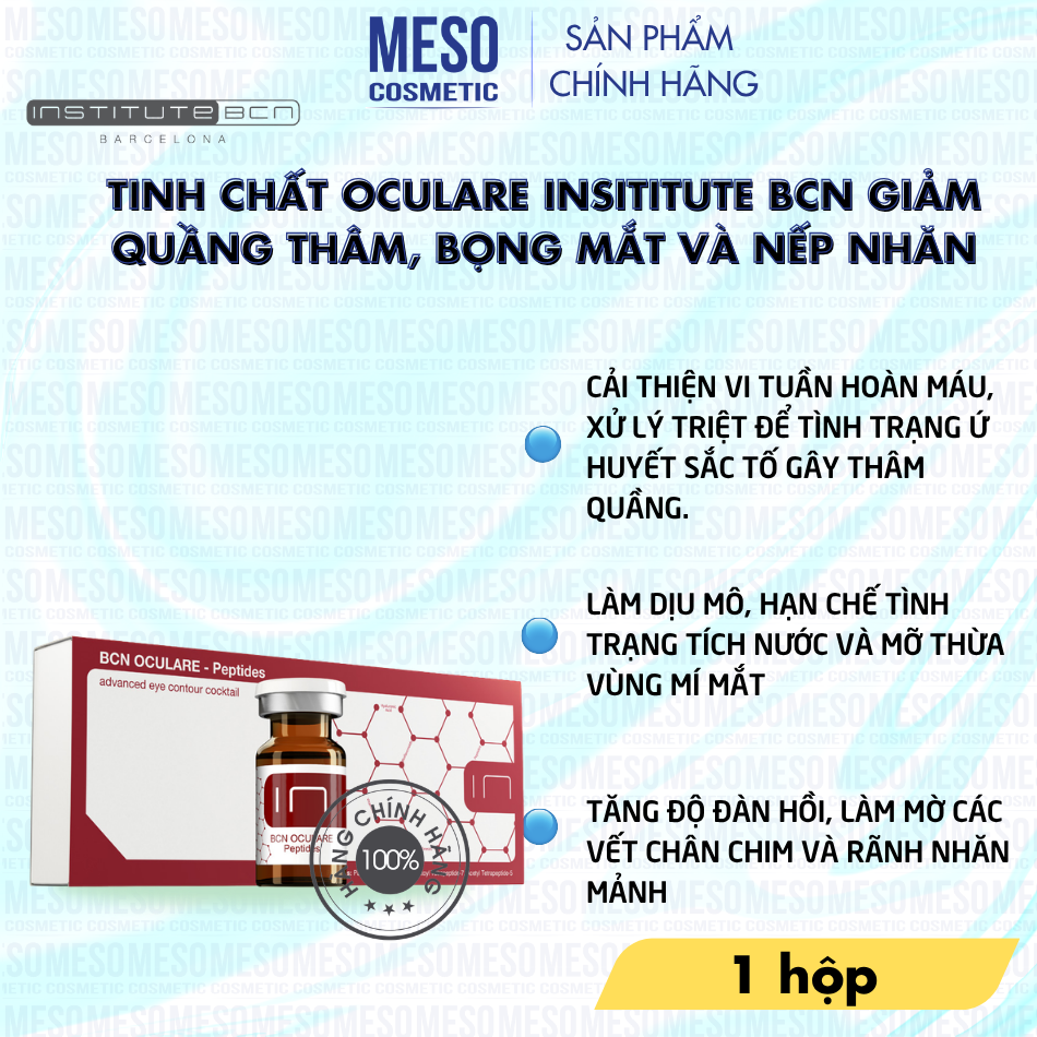 Tinh chất Oculare Insititute BCN giảm quầng thâm, bọng mắt và nếp nhăn