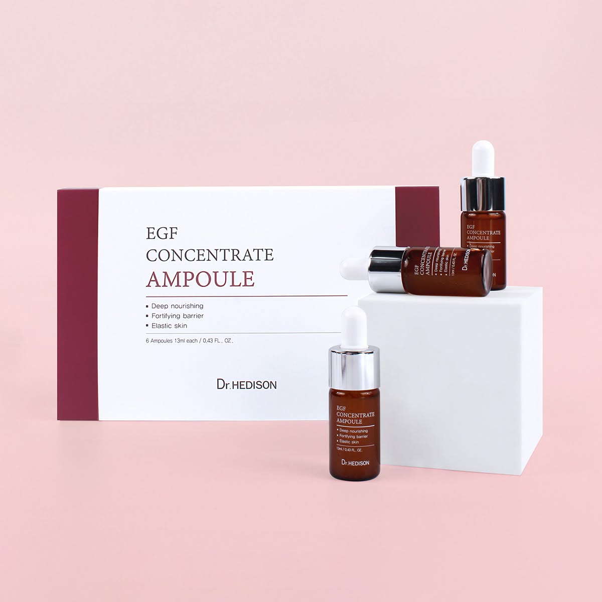 Tinh chất Tái tạo, phục hồi da chuyên sâu Dr.Hedison EGF Concentrate Ampoule 13ml x 1 lọ